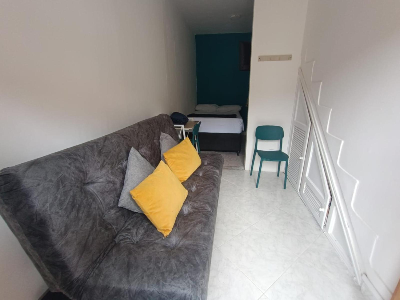 Confortable Habitacion En Apartamento Amoblado Jardín Exterior foto